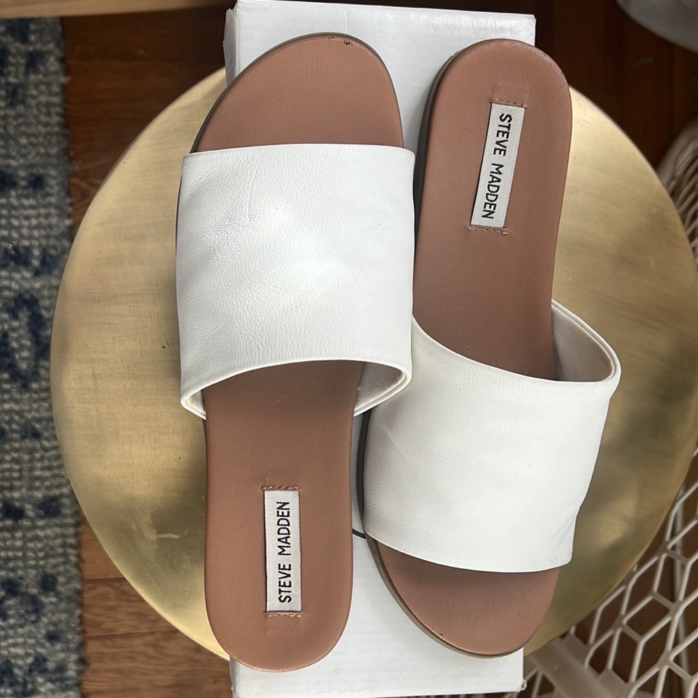 Steve Madden, Karolyn/ White, Size 10